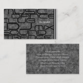 Cool DJ Visitekaartje (Voorkant / Achterkant)