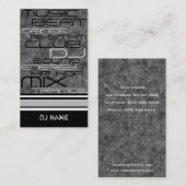 Cool DJ Visitekaartje (Voorkant / Achterkant)