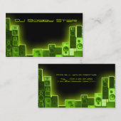 cool dj-visitekaartje visitekaartje (Voorkant / Achterkant)