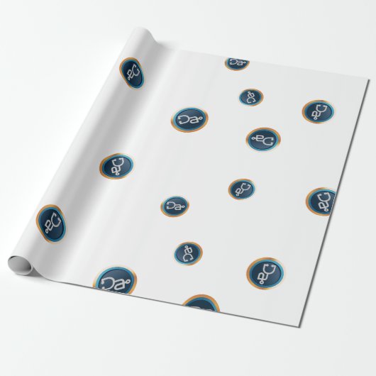 Cool Doc.Com Cryptocurrency Sign Patroon Cadeaupapier (Uitgerold)