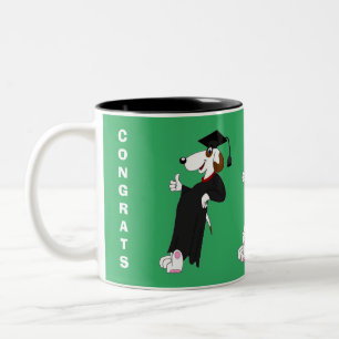 COOL DOG AFSTUDEREN DOUANE AFSTUDEREN tweetone KOF Tweekleurige Koffiemok