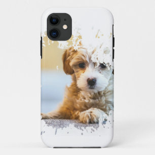 Cool Dog Artwork iPhone 11 Hoesje