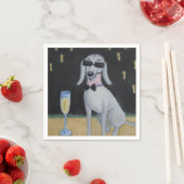 Cool Dog Drink Champagne Servet (Insitu)