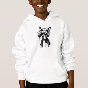 Cool Dog hoofdtelefoon Schattige Huisdieren Zwart