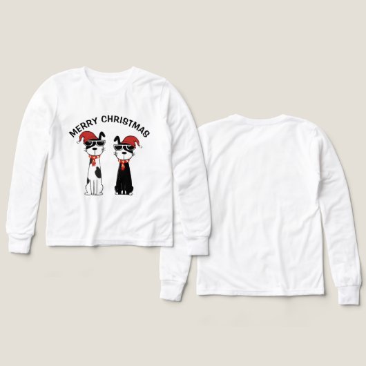 Cool Dog Merry Christmas (Motif Recto et Verso)