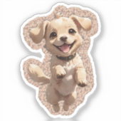 cool dog sticker (Voorkant)