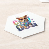Cool Dog Style Kartonnen Onderzetters (Schuin)