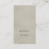 Cool Dog Trainer Animal Simple Elegant Visitekaartje (Achterkant)