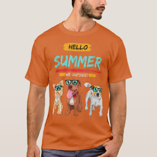 Cool Dogs die van de zomer houdt T-shirt