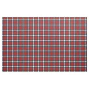 Cool Donkerblauw Wit Rood Buffalo Lumberjack Plaid Stof