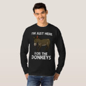 Cool Donkey For Men Women Mule Donkey Safari Anim T-shirt (Voorkant volledig)