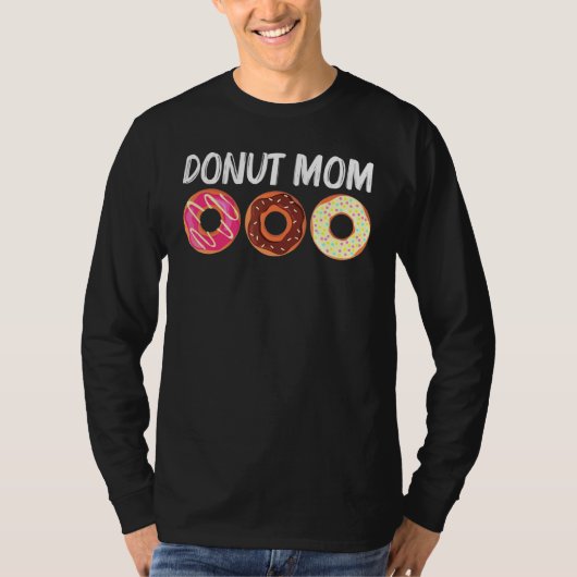 Cool Donut Art for mamamam Sugar Glazed Chocolate T-shirt (Voorkant)