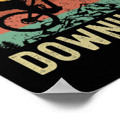 Cool Downhill Jersey, Mountain Biking, Cycling, Mo Poster (Hoek)