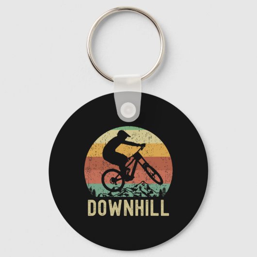 Cool Downhill Jersey, Mountain Biking, Cycling, Mo Sleutelhanger (Voorkant)