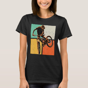 Cool DownHill Mountain Bike Design for Hardcore Cy T-shirt