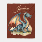 Cool Dragon Fleece Deken (Voorkant)