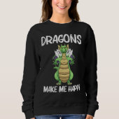 Cool Dragon For Men Women Mythical Creature Dragon Trui (Voorkant)