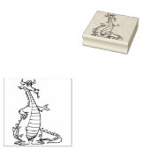 Cool Dragon Rubberstamp Rubberstempel (Gestempeld)