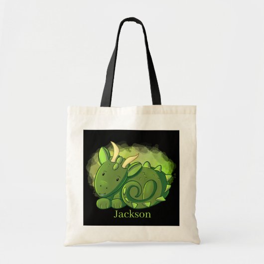 cool dragons ajouter nom enfants Sac fourre-tout (Devant)