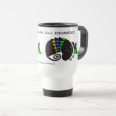 Cool Drie-banded ARMADILLO - Bedreigd dier Reisbeker (Voorkant rechts)