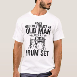 Cool Drummer Art voor perussionist Drumming T-shirt