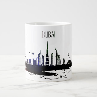 Cool Dubai city skyline uitzicht ontwerp Extra Grote Mok