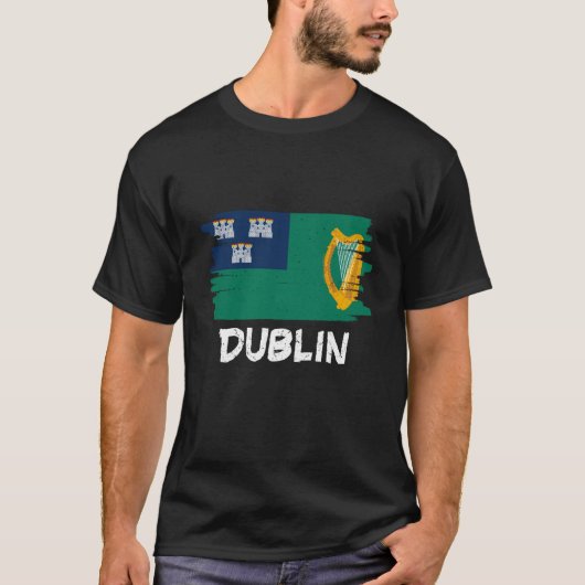 Cool Dublin Flag T-shirt (Voorkant)