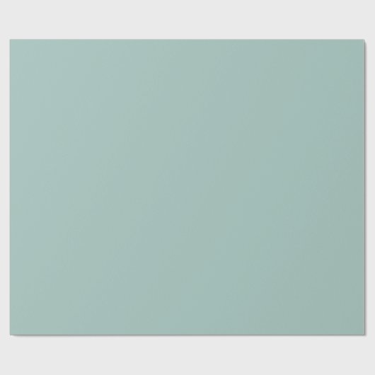 Cool Duck egg blue - voeg eigen tekst, afbeelding, Cadeaupapier (Vlak)