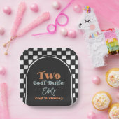 Cool Dude Check Party Borden Papieren Bordje (Feest)