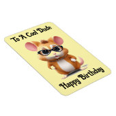 Cool Dude Hamster Flexible Photo Magnet (Côté Droit)