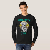 Cool dude since 2011 t-shirt (Voorkant volledig)