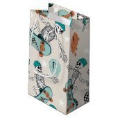 Cool Dude Skateboarden geschenktassen Klein Cadeauzakje (Achterkant Gekanteld)