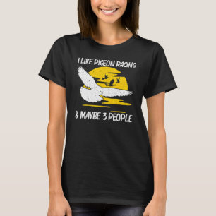Cool Duivenracen Voor Mannen Vrouwen Postduif Race T-shirt