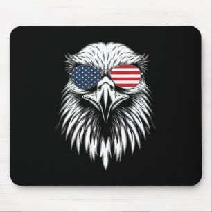 Cool Eagle Us Amerikaanse Vlag 4 juli Voor Mannen Muismat