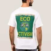 Cool Earth Vintage Eco Activism T-Shirt (Dos)