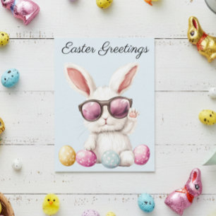 Cool Easter Bunny Briefkaart