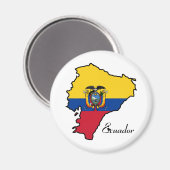 Cool Ecuador Magneet (Voorkant / Achterkant)