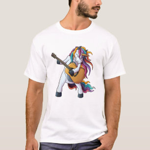 Cool Eenhoorn Speelt Gitaar _ Grappige Dier Gitari T-shirt
