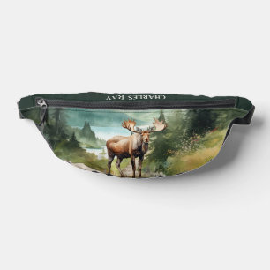 Cool eland liefhebbers naam toevoegen heuptasje