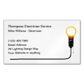 Cool Electrician Editable Carte de visite Design (devant)
