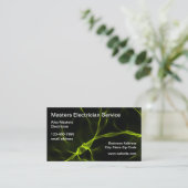 Cool Electricien Carte de visite unique (Debout devant)