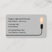 Cool Electricien Editable Carte de visite Design (Devant)