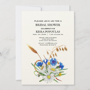 Cool Elegant Boho Floral Botanisch Vrijgezellenfee Kaart