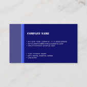 cool, elegant eenvoudig visitekaartje (Achterkant)