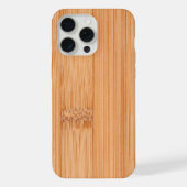 Cool élégant imprimé en bambou marron clair (Verso)