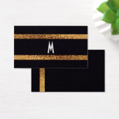 Cool Elegant Noir/Or Moderne Rétro Économisez à la (Bureau)