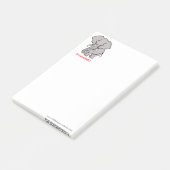 Cool ELEPHANT-Conservation - Wildlife krijger - Post-it® Notes (Schuin)