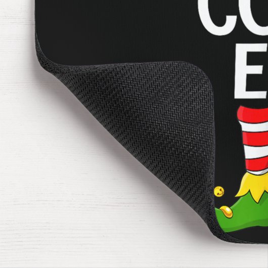 Cool Elf Xmas Matching Family Elf Squad Christmas  Muismat (Hoek)