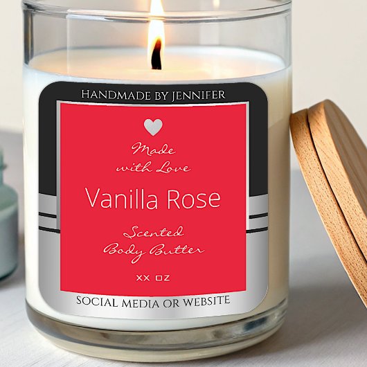 Cool emballage de produits Étiquettes Noir Argent 