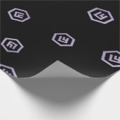 Cool Emermunt Cryptocurrency Sign Patroon Cadeaupapier (Hoek)